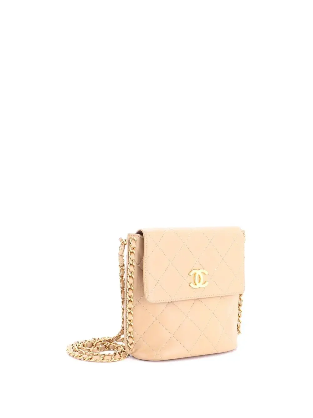 Chanel Chain Flap Hobo Quilted Calfskin #283547C32B